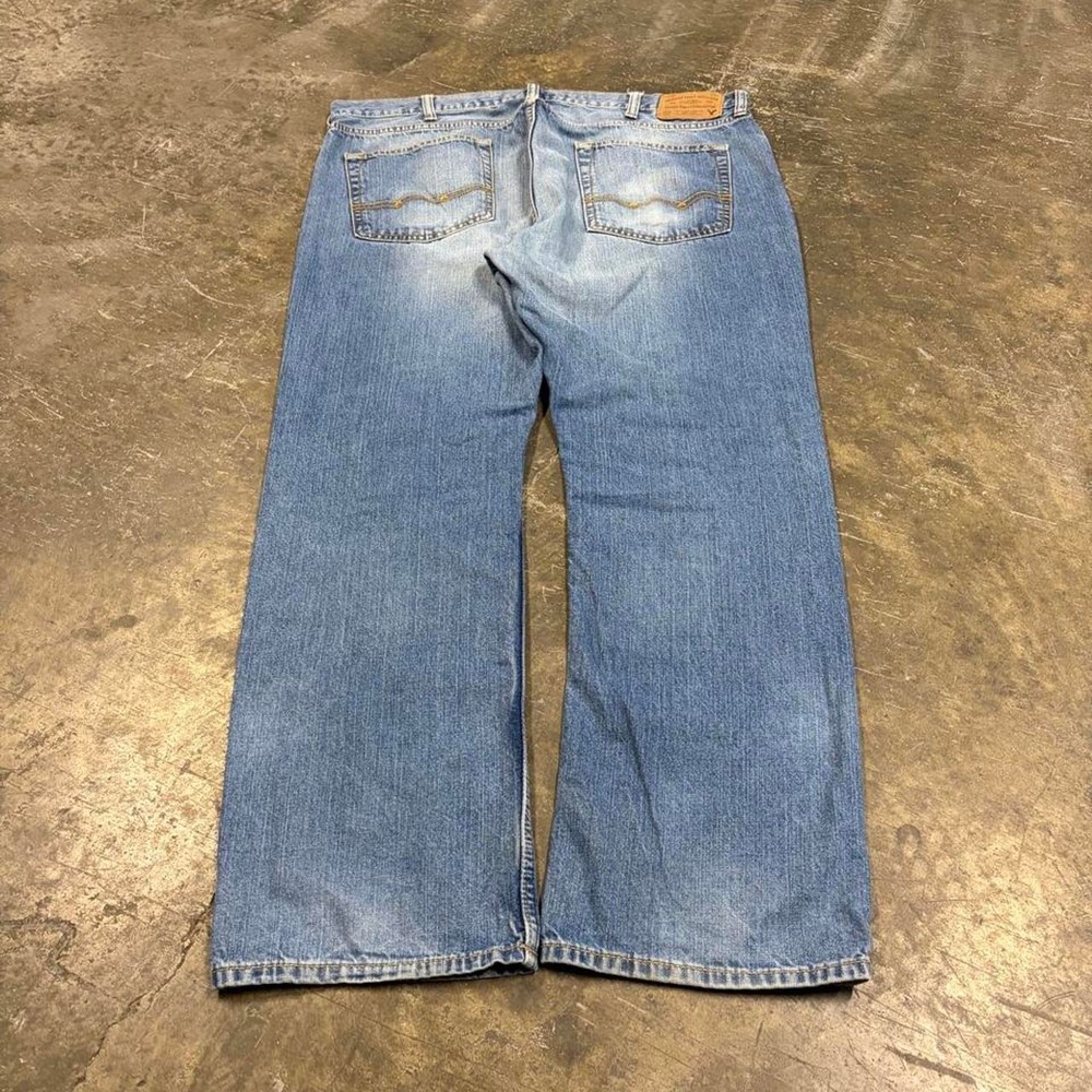 American Eagle Outfitters Loose Straight Jeans 38x32 Blue 2000s Vintage Y2K 0289